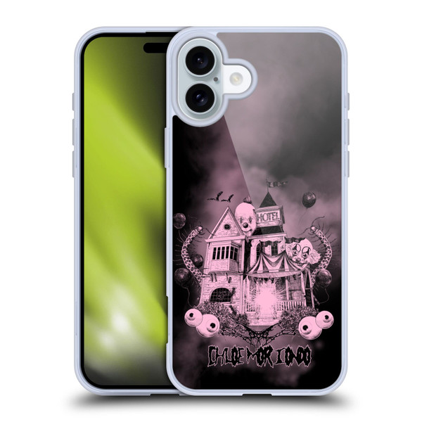 Chloe Moriondo Graphics Hotel Soft Gel Case for Apple iPhone 16 Plus