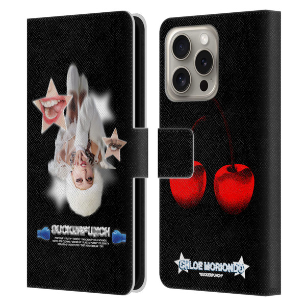 Chloe Moriondo Graphics Album Leather Book Wallet Case Cover For Apple iPhone 16 Pro