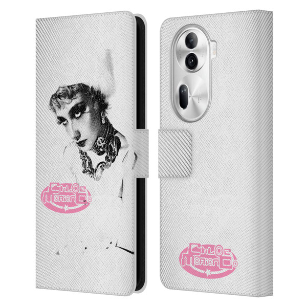 Chloe Moriondo Graphics Portrait Leather Book Wallet Case Cover For OPPO Reno11