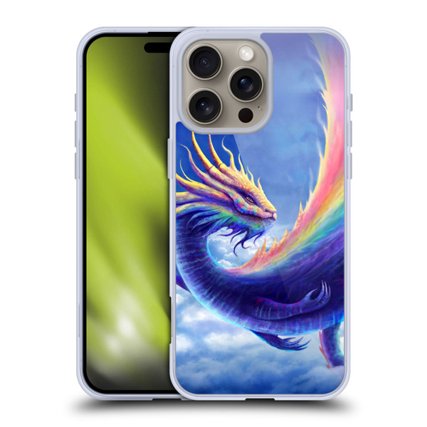 Anthony Christou Art Rainbow Dragon Soft Gel Case for Apple iPhone 16 Pro Max