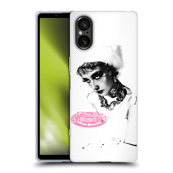 Chloe Moriondo Graphics Portrait Soft Gel Case for Sony Xperia 5 V 5G