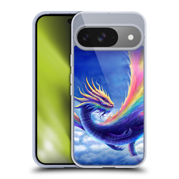 Anthony Christou Art Rainbow Dragon Soft Gel Case for Google Pixel 9 / Pixel 9 Pro