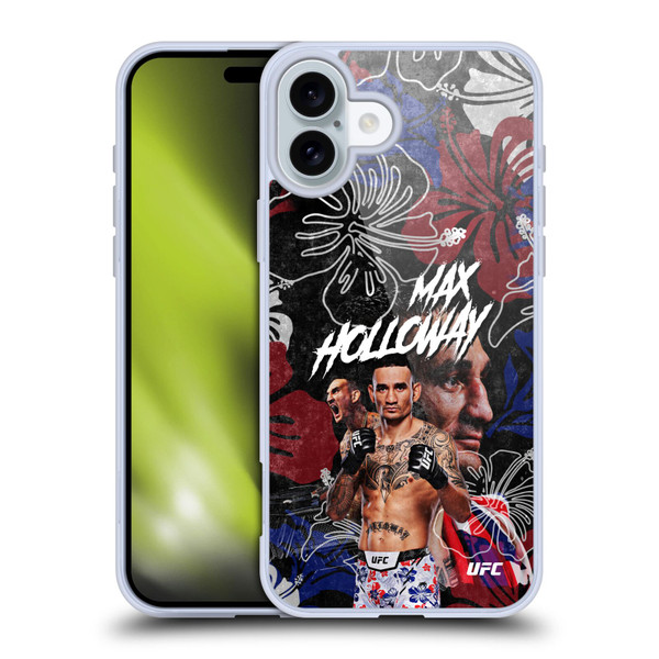 UFC Max Holloway BMF Champion Soft Gel Case for Apple iPhone 16 Plus