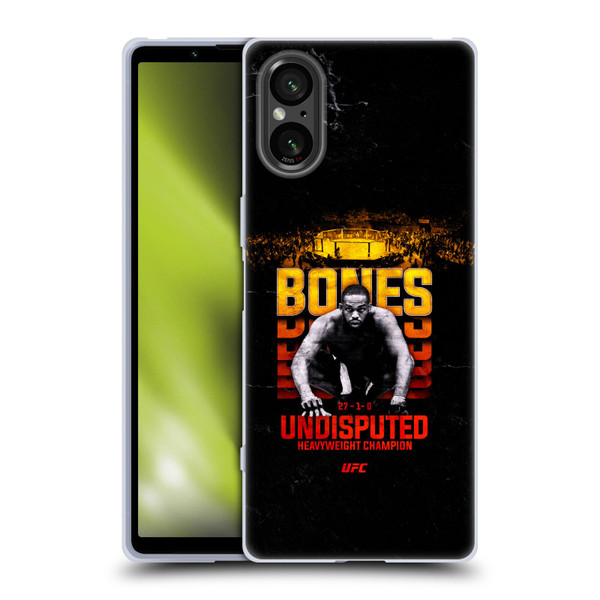 UFC Jon Jones Heavyweight Champion Soft Gel Case for Sony Xperia 5 V 5G