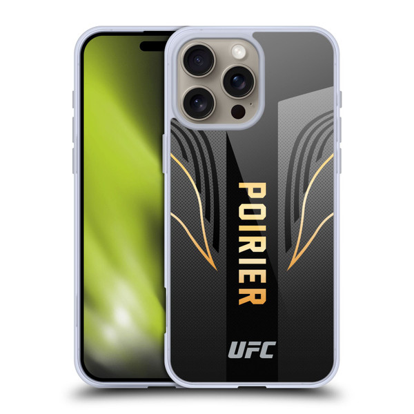 UFC Dustin Poirier Fighter Kit Soft Gel Case for Apple iPhone 16 Pro Max