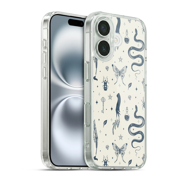 Episodic Drawing Art Mystical Collection Soft Gel Case for Apple iPhone 16 & MagSafe