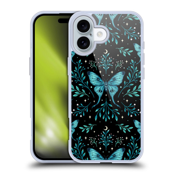 Episodic Drawing Art Butterfly Pattern Soft Gel Case for Apple iPhone 16
