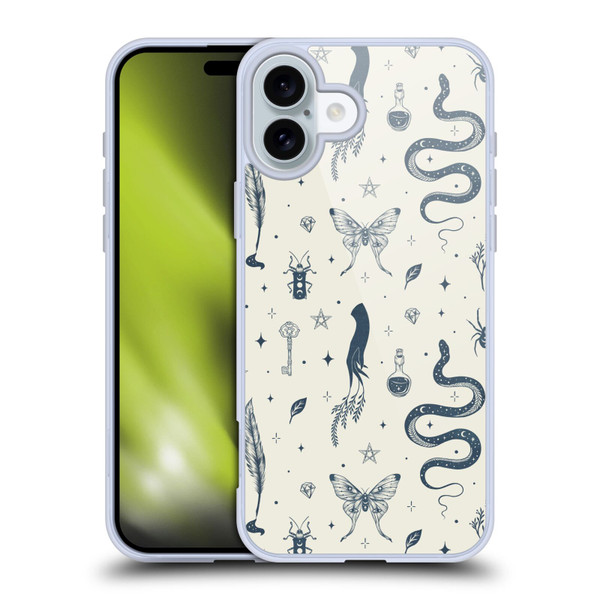 Episodic Drawing Art Mystical Collection Soft Gel Case for Apple iPhone 16 Plus