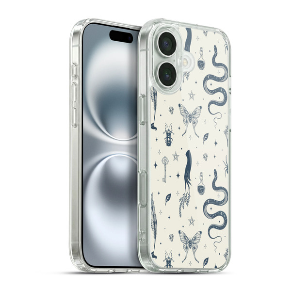 Episodic Drawing Art Mystical Collection Soft Gel Case for Apple iPhone 16 Plus & MagSafe
