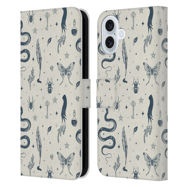 Episodic Drawing Art Mystical Collection Leather Book Wallet Case Cover For Apple iPhone 16 Plus