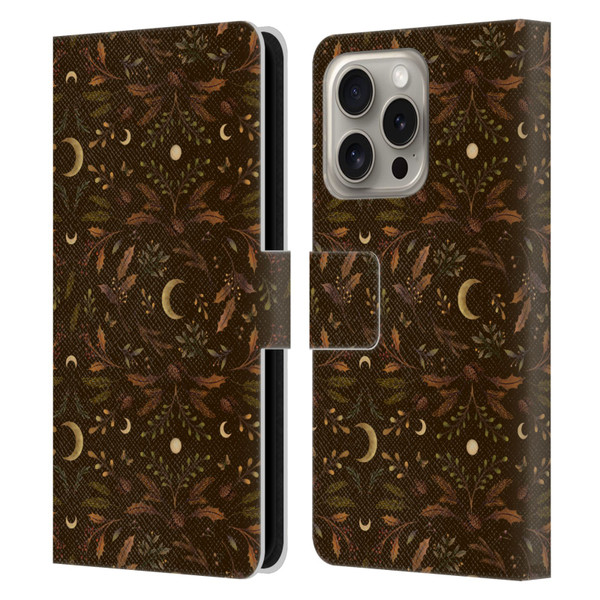 Episodic Drawing Art Winter Merry Patterns Leather Book Wallet Case Cover For Apple iPhone 16 Pro