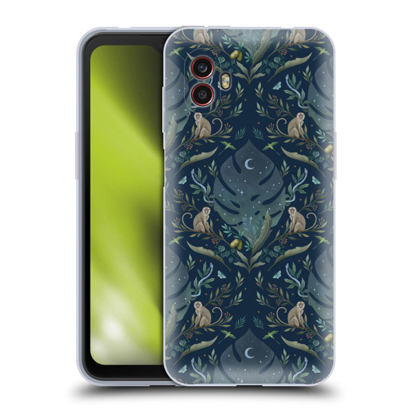 Episodic Drawing Art Monkey Tropical Light Pattern Soft Gel Case for Samsung Galaxy Xcover6 Pro/Pro2