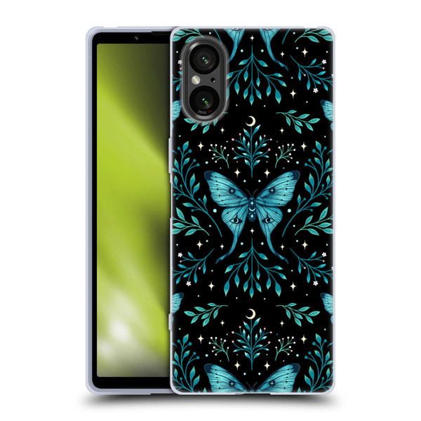 Episodic Drawing Art Butterfly Pattern Soft Gel Case for Sony Xperia 5 V 5G