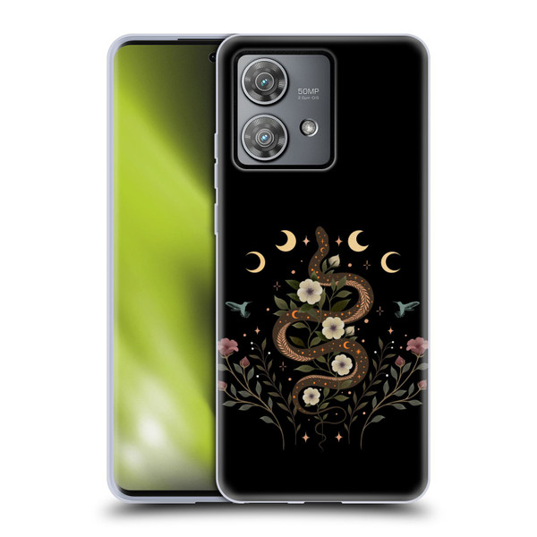 Episodic Drawing Illustration Animals Serpent Spell Soft Gel Case for Motorola Edge 40 Neo 5G