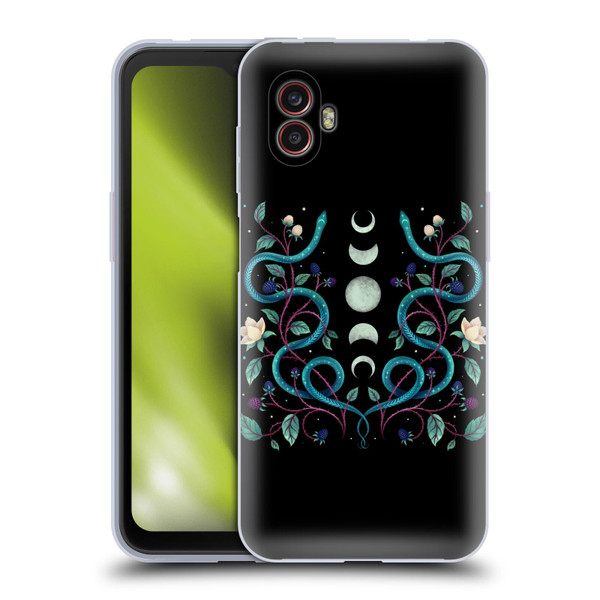 Episodic Drawing Illustration Animals Serpent Moon Soft Gel Case for Samsung Galaxy Xcover6 Pro/Pro2