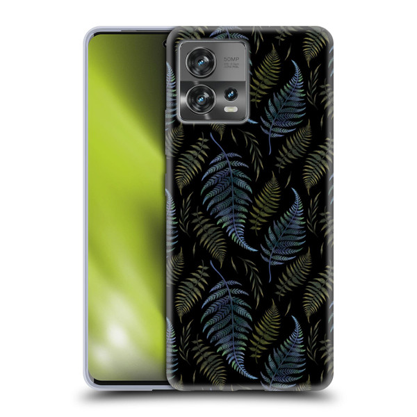 Episodic Drawing Pattern Leaves Soft Gel Case for Motorola Moto Edge 30 Fusion