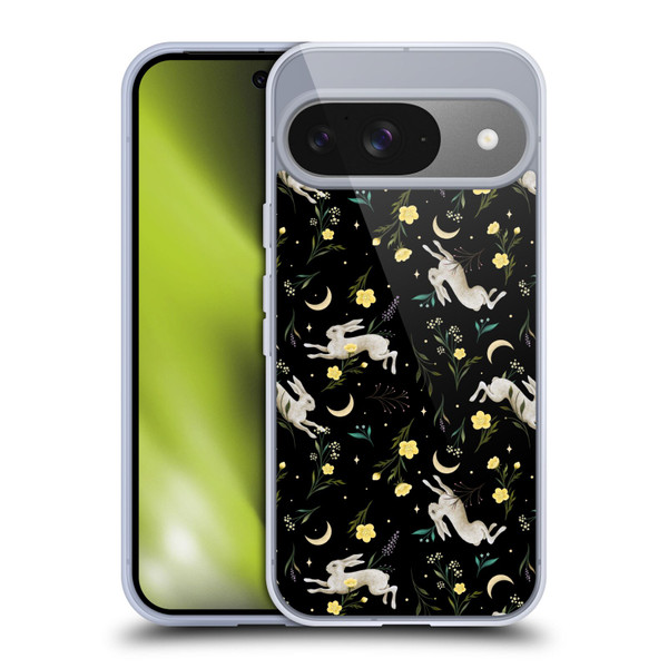 Episodic Drawing Pattern Bunny Night Soft Gel Case for Google Pixel 9 / Pixel 9 Pro
