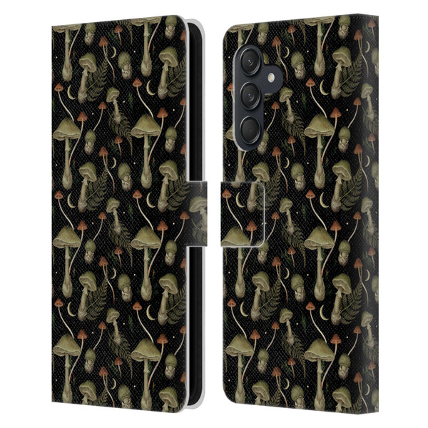 Episodic Drawing Pattern Death Cap Leather Book Wallet Case Cover For Samsung Galaxy M55 5G