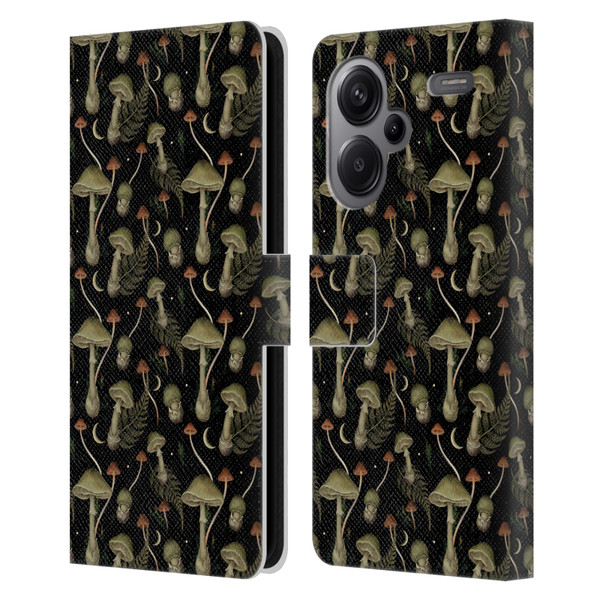 Episodic Drawing Pattern Death Cap Leather Book Wallet Case Cover For Xiaomi Redmi Note 13 Pro Plus 5G