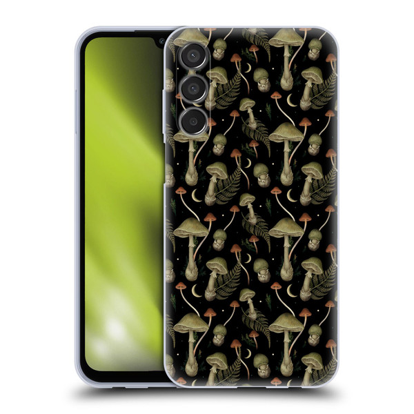 Episodic Drawing Pattern Death Cap Soft Gel Case for Samsung Galaxy M15/F15 5G