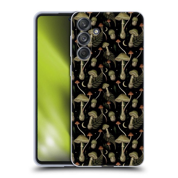 Episodic Drawing Pattern Death Cap Soft Gel Case for Samsung Galaxy M55 5G