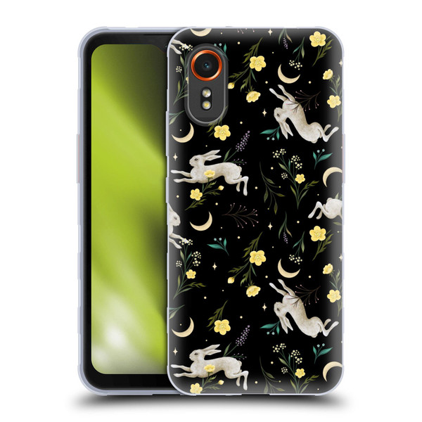 Episodic Drawing Pattern Bunny Night Soft Gel Case for Samsung Galaxy Xcover7 5G