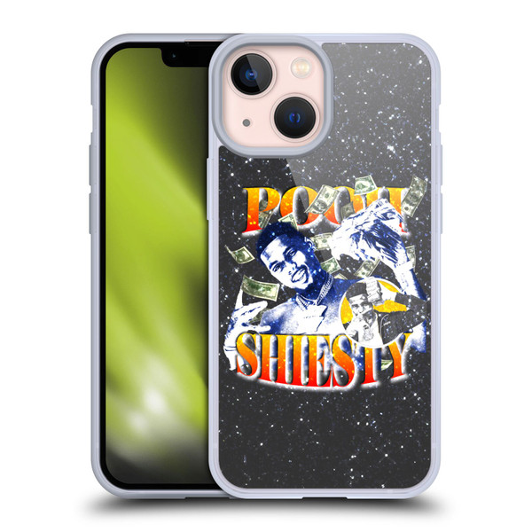 Pooh Shiesty Graphics Art Soft Gel Case for Apple iPhone 13 Mini