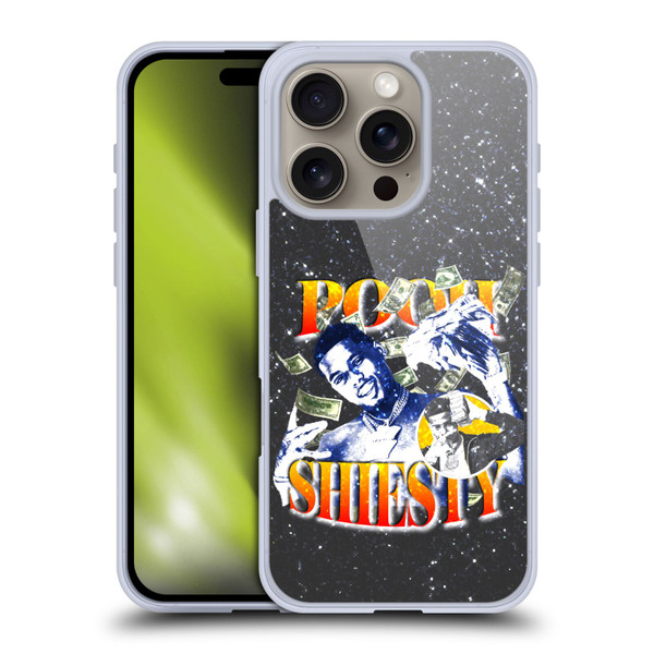 Pooh Shiesty Graphics Art Soft Gel Case for Apple iPhone 16 Pro