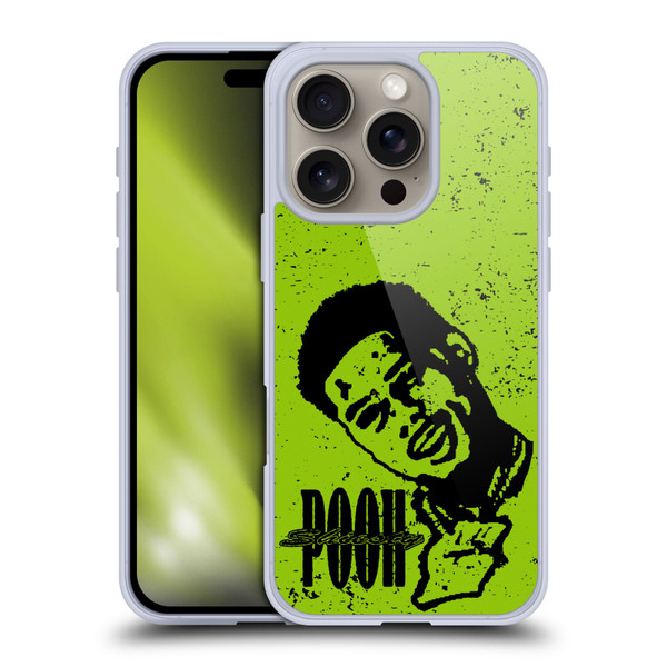 Pooh Shiesty Graphics Sketch Soft Gel Case for Apple iPhone 16 Pro