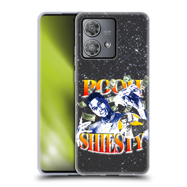 Pooh Shiesty Graphics Art Soft Gel Case for Motorola Edge 40 Neo 5G