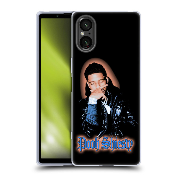 Pooh Shiesty Graphics Light Soft Gel Case for Sony Xperia 5 V 5G