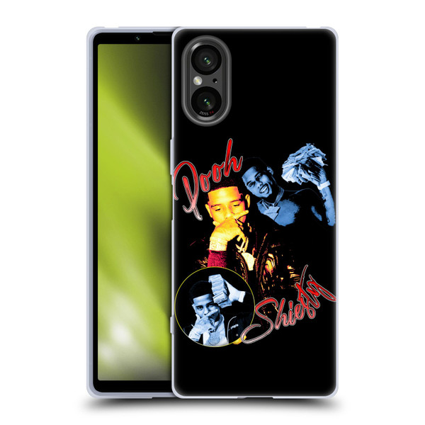 Pooh Shiesty Graphics Money Soft Gel Case for Sony Xperia 5 V 5G