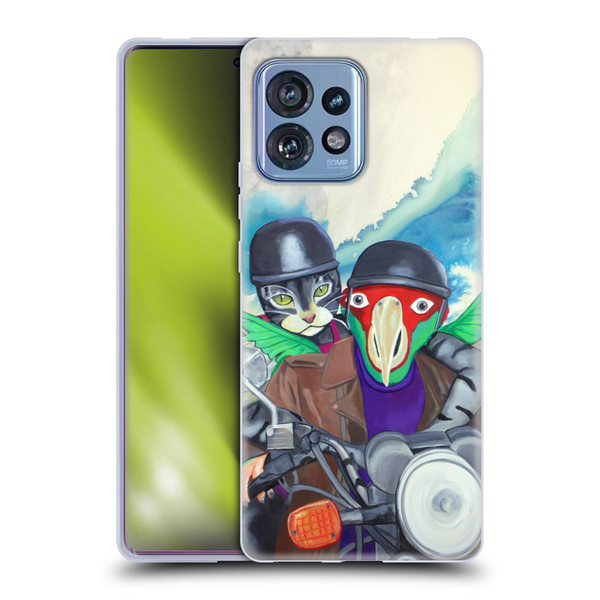 Jody Wright Animals Bikers Different Strokes Soft Gel Case for Motorola Moto Edge 40 Pro
