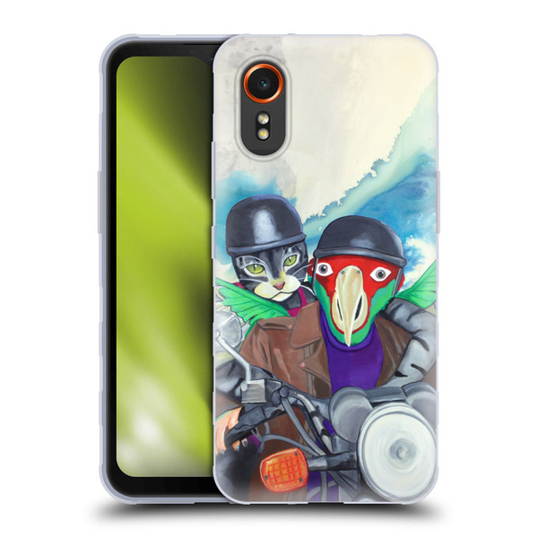 Jody Wright Animals Bikers Different Strokes Soft Gel Case for Samsung Galaxy Xcover7 5G