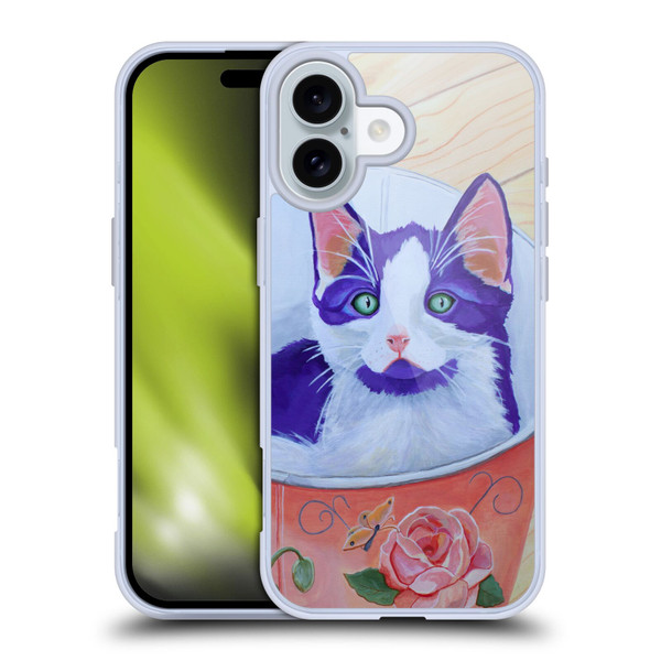 Jody Wright Dog And Cat Collection Bucket Of Love Soft Gel Case for Apple iPhone 16