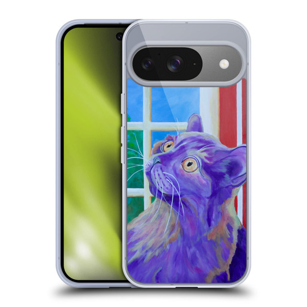 Jody Wright Dog And Cat Collection Just Outside The Window Soft Gel Case for Google Pixel 9 / Pixel 9 Pro