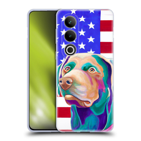 Jody Wright Dog And Cat Collection US Flag Soft Gel Case for OPPO OnePlus Ace 3V 5G
