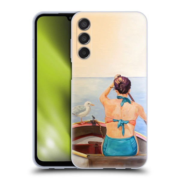 Jody Wright Life Around Us The Woman And Seagul Soft Gel Case for Samsung Galaxy M15/F15 5G