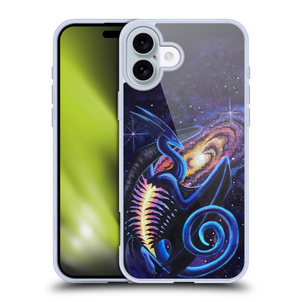 Carla Morrow Dragons Galactic Entrancement Soft Gel Case for Apple iPhone 16 Plus