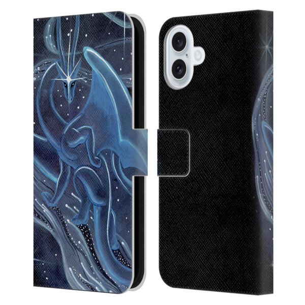 Carla Morrow Dragons I Shall Guide You Leather Book Wallet Case Cover For Apple iPhone 16 Plus