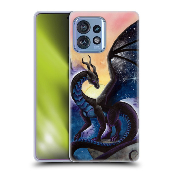 Carla Morrow Dragons Nightfall Soft Gel Case for Motorola Moto Edge 40 Pro