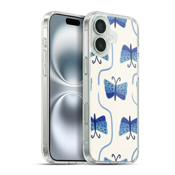 Gabriela Thomeu Art Butterfly Soft Gel Case for Apple iPhone 16 Plus & MagSafe