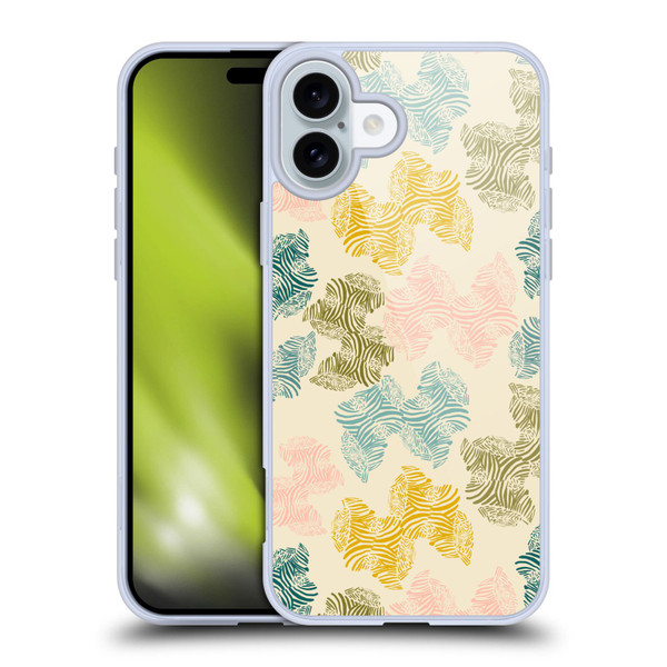 Gabriela Thomeu Art Zebra Green Soft Gel Case for Apple iPhone 16 Plus