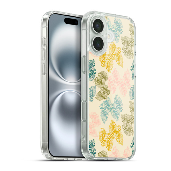 Gabriela Thomeu Art Zebra Green Soft Gel Case for Apple iPhone 16 Plus & MagSafe
