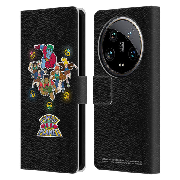 Captain Planet And The Planeteers Graphics Character Art Leather Book Wallet Case Cover For Xiaomi 14 Ultra