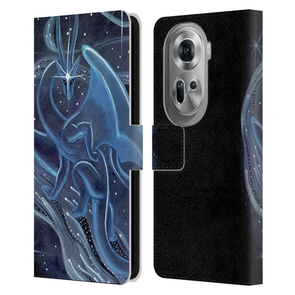 Carla Morrow Dragons I Shall Guide You Leather Book Wallet Case Cover For OPPO Reno11 Pro