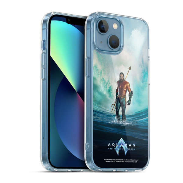 Aquaman And The Lost Kingdom Graphics Poster Soft Gel Case for Apple iPhone 13 Mini & MagSafe