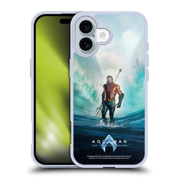 Aquaman And The Lost Kingdom Graphics Poster Soft Gel Case for Apple iPhone 16