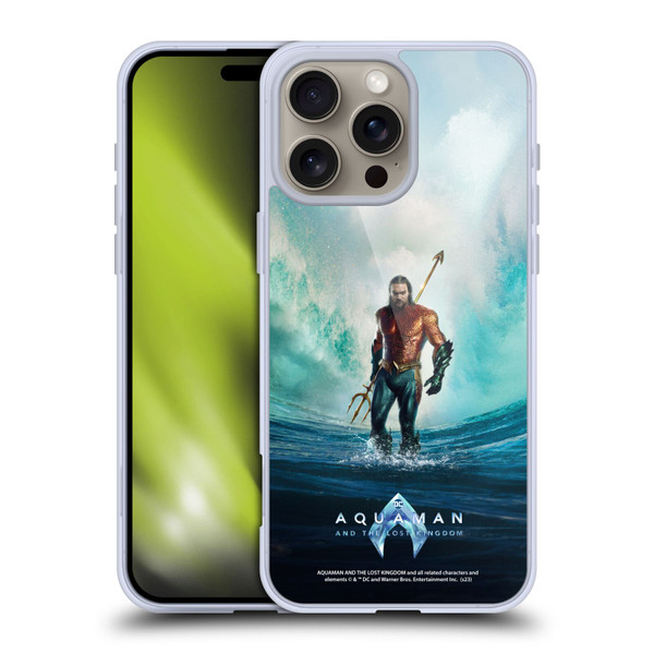 Aquaman And The Lost Kingdom Graphics Poster Soft Gel Case for Apple iPhone 16 Pro Max