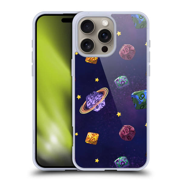Carla Morrow Patterns Dice Numbers Soft Gel Case for Apple iPhone 16 Pro Max